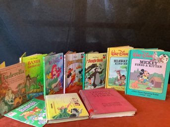 Big Group Of Disney Story Books, Dick & Jane & More