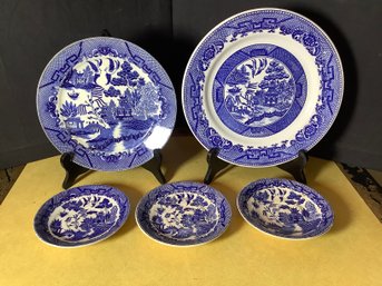 Vintage Japan Blue Willow China