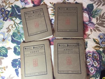 Antique Books (4)Little Journeys To The Homes Of Eminent Artists- Read Description