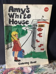 Very Funny Animated Adult Coloring Book-Almost 50 Yrs. Old Amys White House