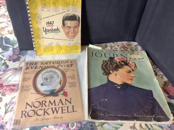1936 The Ladies Home Journal, The Saturday Evening Post Rockwell Memory, 1947 Yearbook