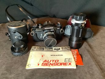 Miranda 35 Mm Camera With Accessories