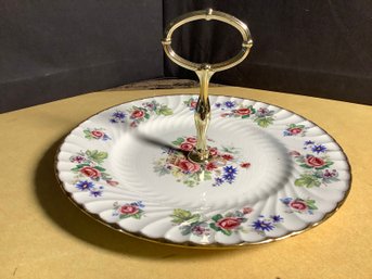 Royal Crown Canap Porcelain Tray Made In England-Vintage
