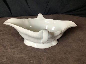 Pillivuyt France Porcelain Double Sided Gravy Boat