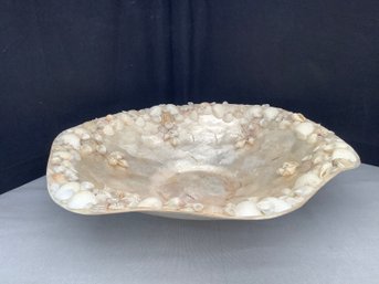 Large Shell Designed Serving Bowl