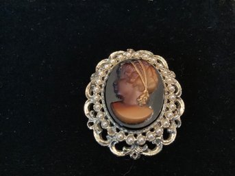 Vintage Victorian Style Lucite Brooche