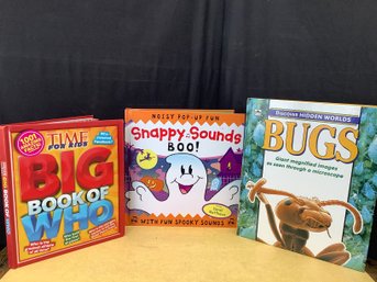 Big Book Of Who, Bugs Magnified Images,, Snappy Sounds Pop Up Book