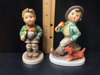 Hummel/Goebel Strolling Along & Trumpet Boy