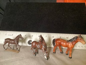 Antique Collection Cast Iron Horse, Lead Horse