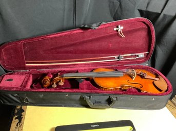 Violin With Case And Bow