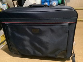 Suite Case On Wheels & Traveling Garment Bag