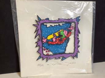 Limited Edition By Listed Artist R. Turano 'Get Sick' 140/399