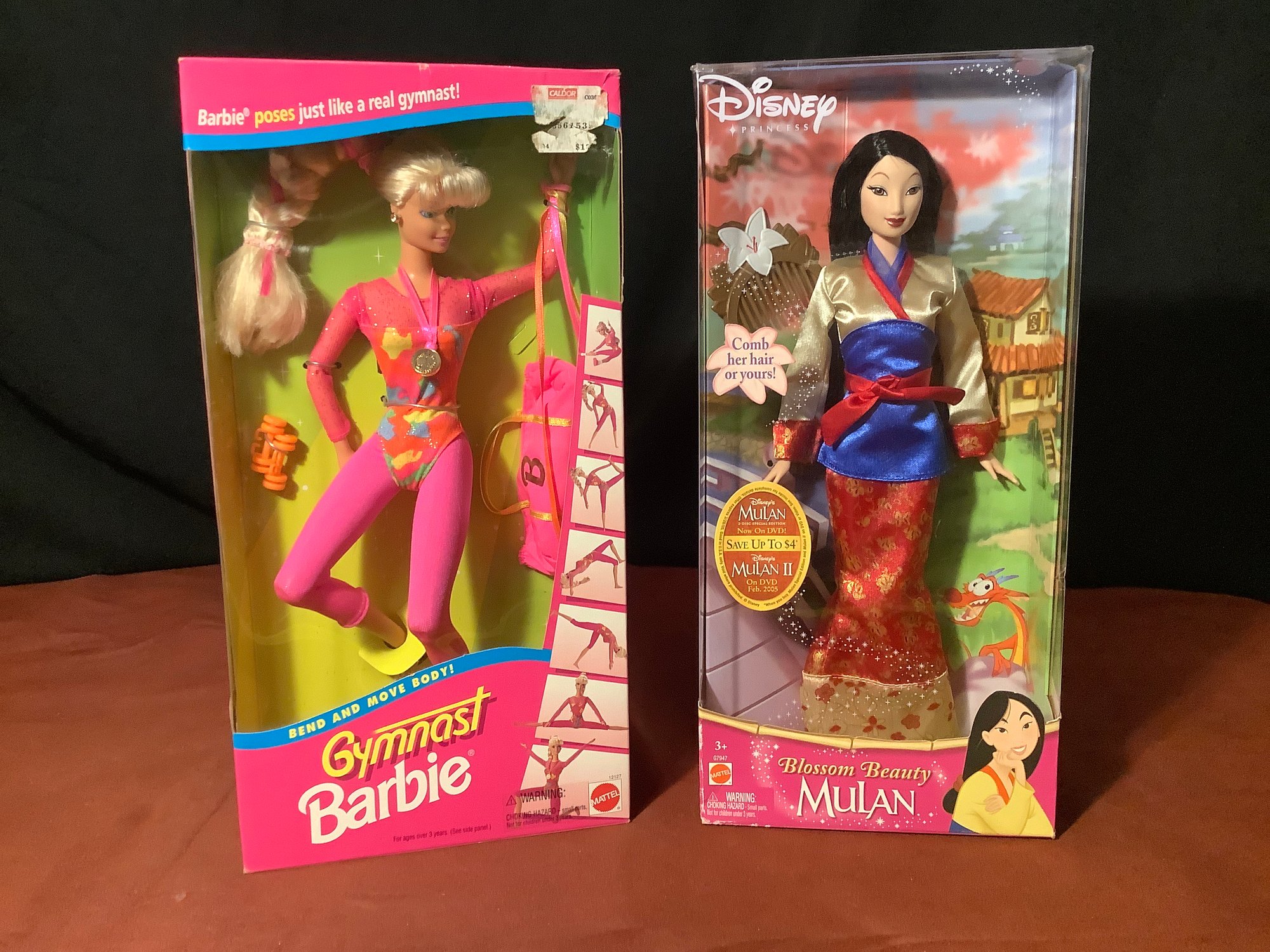 Vintage Gymnast Barbie From 1990s Disney Blossom Beauty Mulan