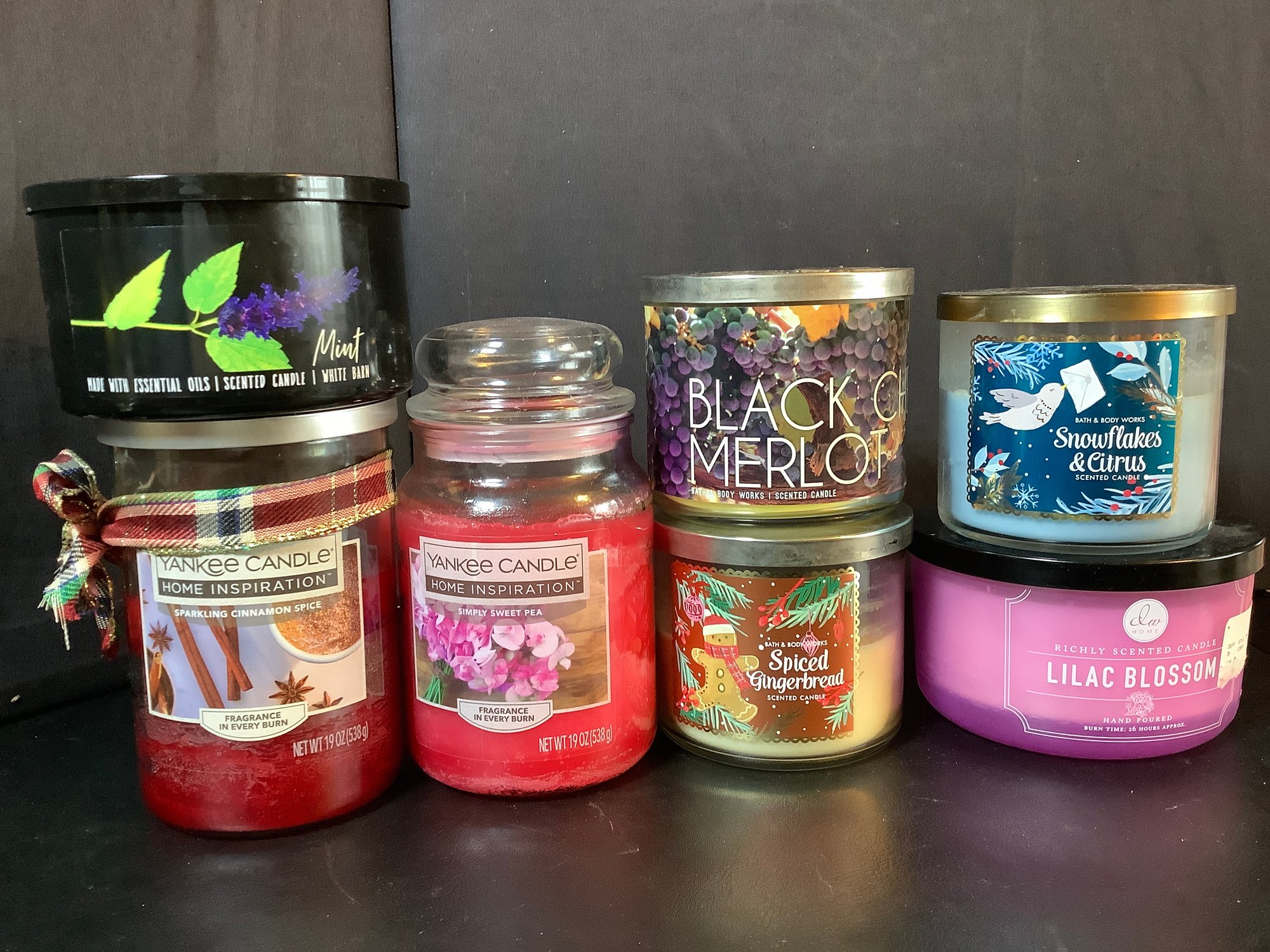 Assorted Candles-Yankee Candles, Bath & Body Works #12873 ...