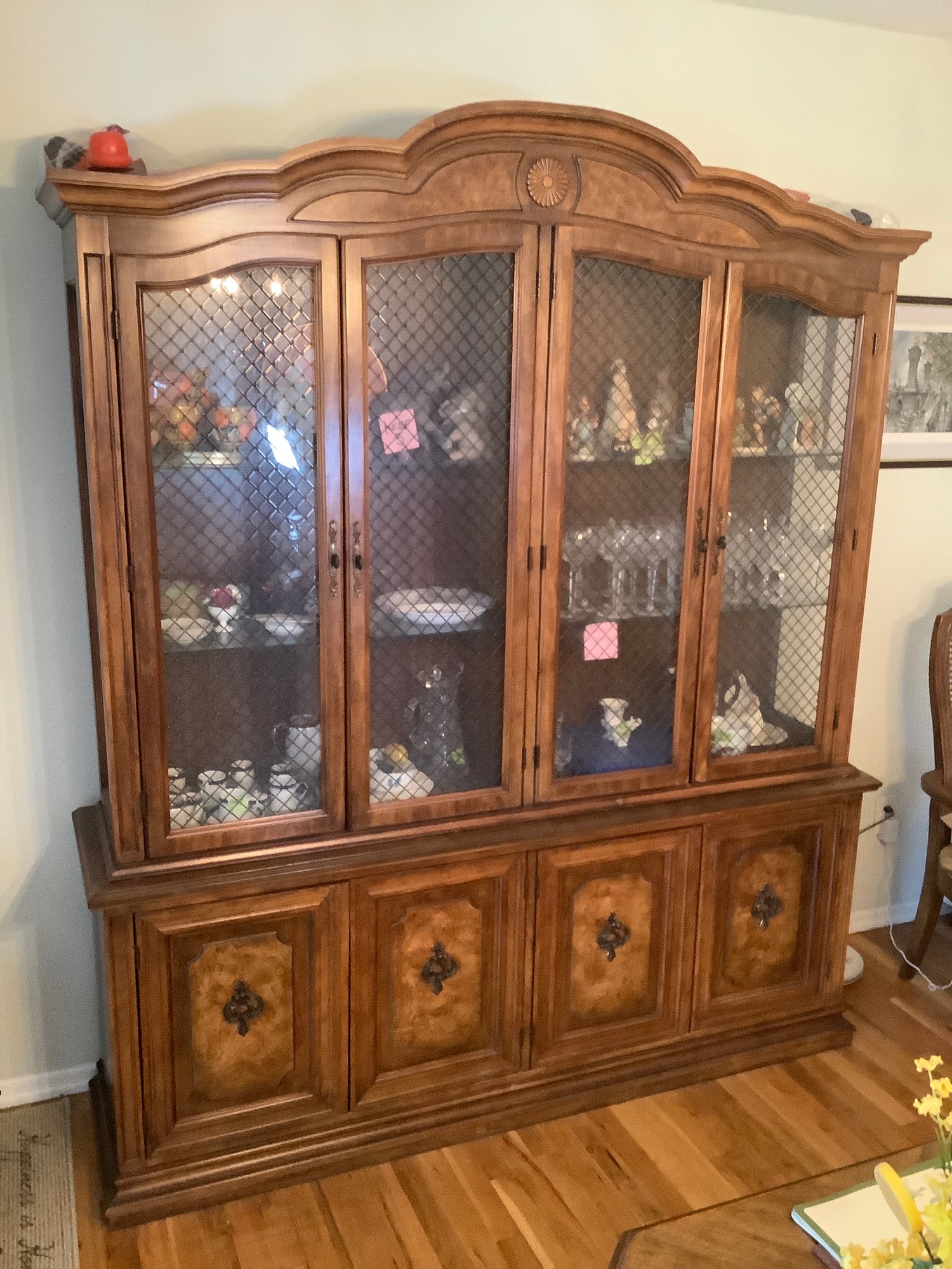 Vintage Dining Room China Cabinet #14083