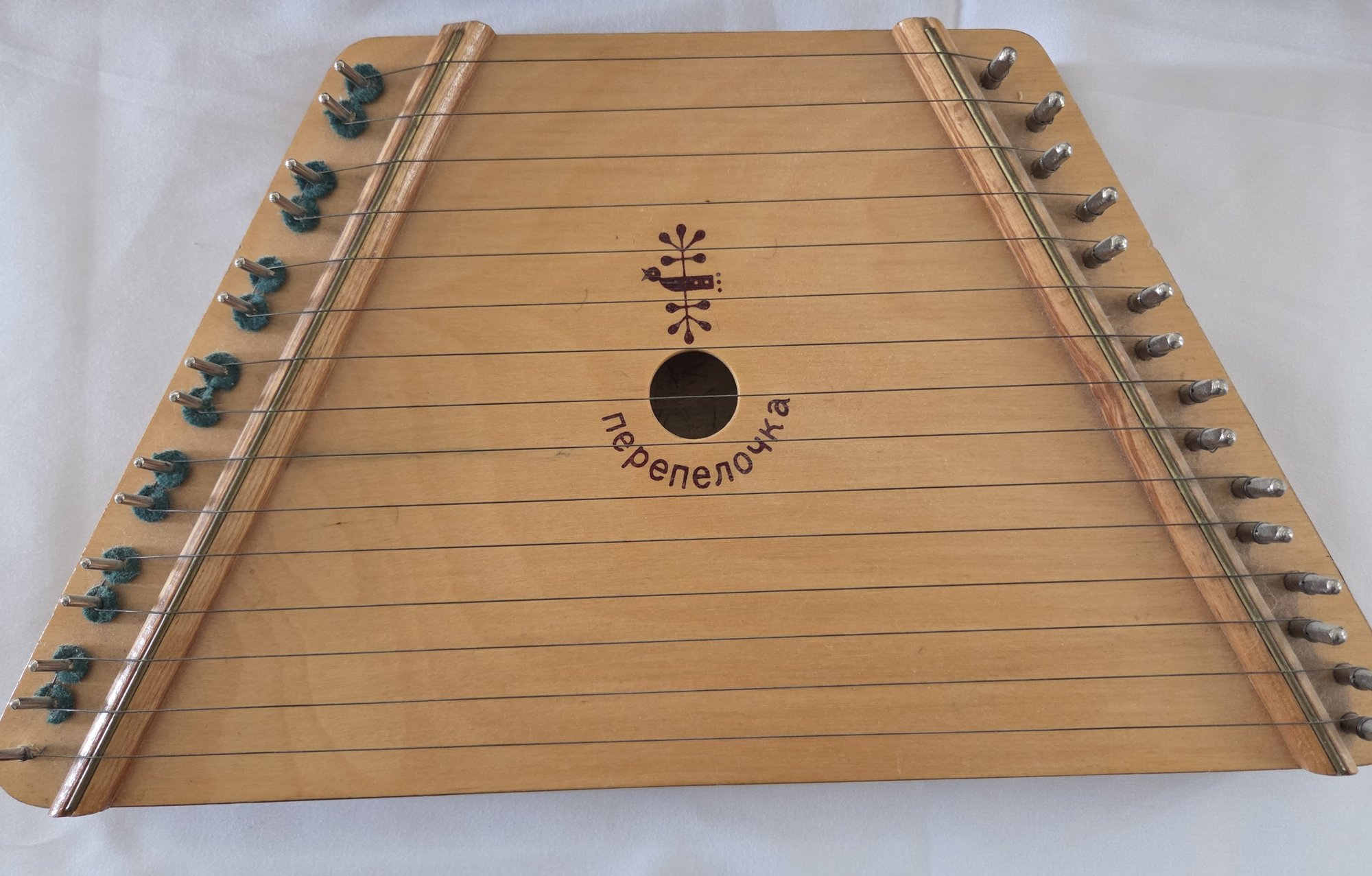 VTG Nepenenoyka Wood Lap Harp, Belarus & 4-String Mountain Dulcimer ...