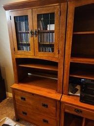 Mission Style Office Cabinet Bookcase Storage - Cabinets & Drawers 34' X 18' X 76'H