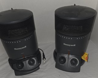 2 Honeywell 360 Surround Heat Portable Space Heaters- Untested