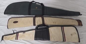 3 Rifle Long Gun Cases Canvas