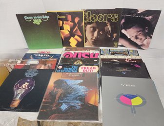 19 Classic Vinyl Records Record Albums Doors Yes Genesis Rush Parsons See Pics