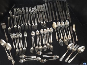 Flatware Silverware Mixed Patterns