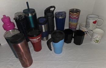 Travel Cups Mugs, Some Stainless - Coffee