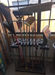 Garden Tools & Storage Organizing Rack
