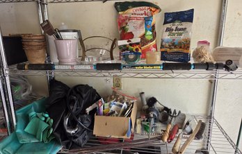 Large Lot Lawn & Garden Supplies, Accessories - Tools, Pots, Gloves, Seeds - See Pics