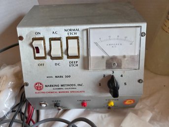 Marking Methods Mark 300 Electro-Chemical Marking Etching Machine - VTG
