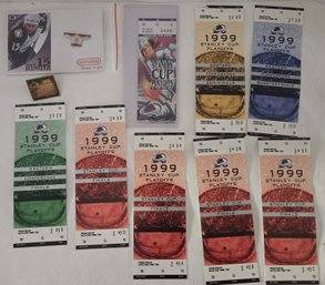 Colorado Avalanche NHL Hockey Memorabilia - Pins, Stanley Cup, Tickets