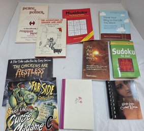 Books - Far Side Cartoons, Sudoku, Self-help