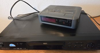 Sony DVD CD Player & Alarm Clock Electronics - See Pics For Model Info