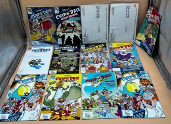 Lot Of Disneys Chip And Dale Comics