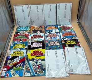 Large Lot Of Disneys Uncle Scrooge Comic Books