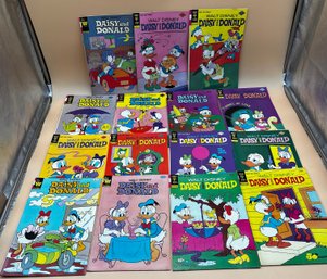 Lot Of Vintage Disneys Daisy And Donald Comic Books
