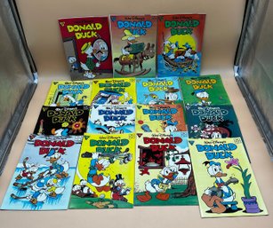 Large Lot Of Walt Disneys Donald Duck Comic Books