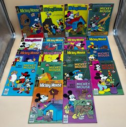 Large Lot Of Vintage Walt Disneys Mickey Mouse Comic Books