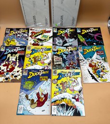 Lot Of Walt Disneys Duck Tales Comic Books