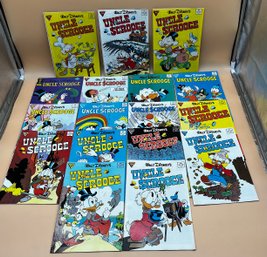 Large Lot Of Walt Disneys Uncle Scrooge Comic Books