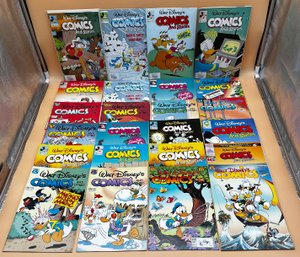 Large Lot Of Walt Disneys Comics And Stories Comic Books