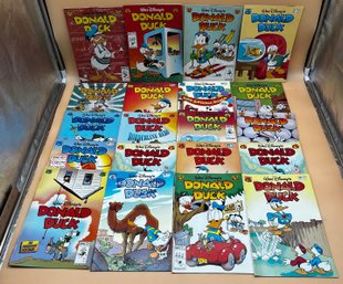 Large Lot Of Walt Disneys Donald Duck Comic Books