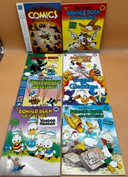Lot Of Walt Disneys Large Comic Books