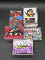 Vintage Comic And Fantasy Trading Card Sets