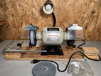 Performance Tool 6' Bench Grinder W/ Worklight