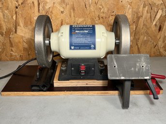 Rikon Low Speed 8' Bench Grinder On Custom Built Platform