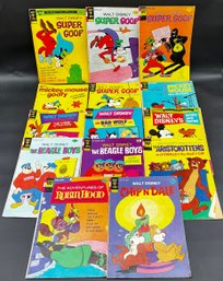14 Vintage Walt Disney Character Comic Books