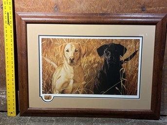 Signed And Numbered Stephen P. Hamrick 'Double Flush' Framed Print