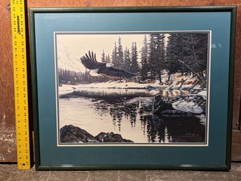 Signed And Numbered Ed Tussey 'The Eagle' Frame Print