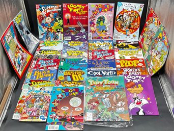 Large Lot Of Mostly DC Comic Books