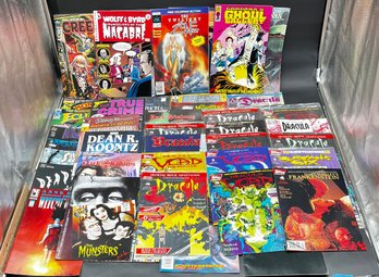 Large Lot Of Horror Comic Books